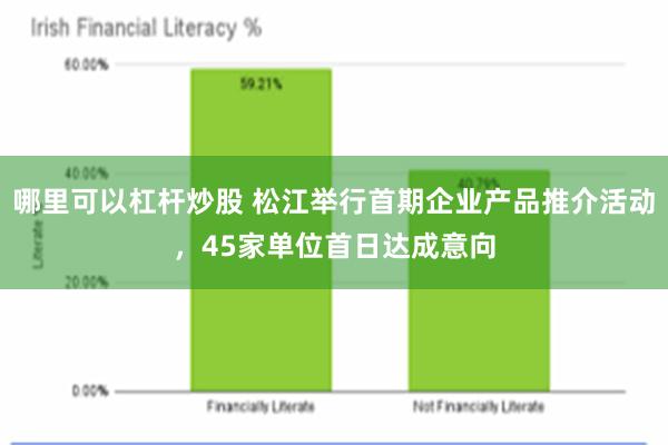 哪里可以杠杆炒股 松江举行首期企业产品推介活动，45家单位首日达成意向
