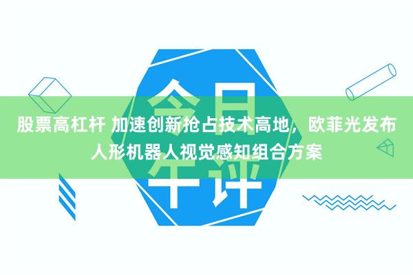 股票高杠杆 加速创新抢占技术高地,欧菲光发布人形机器人视觉感知组合方案